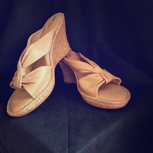 Born Drilles Wedge Heel. Size 8.5